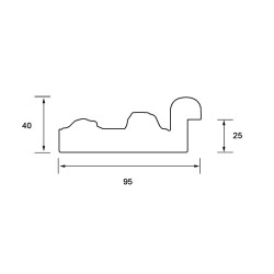 Artesana Vintage Decapé Azul