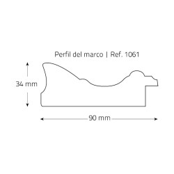 Vintage Decapé Blanco Rozado