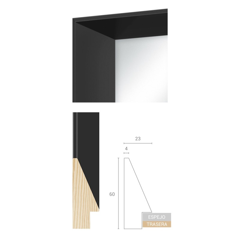 Pirámide Negra Lacada